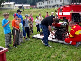 Mladí hasiči ve Slavičíně